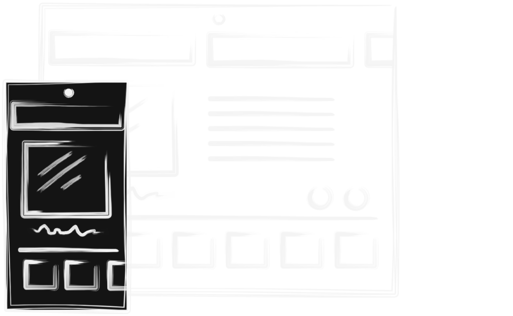 Mockup von App-Plattformen – Darstellung individueller Apps für Smartphone und Tablet durch Localbytes